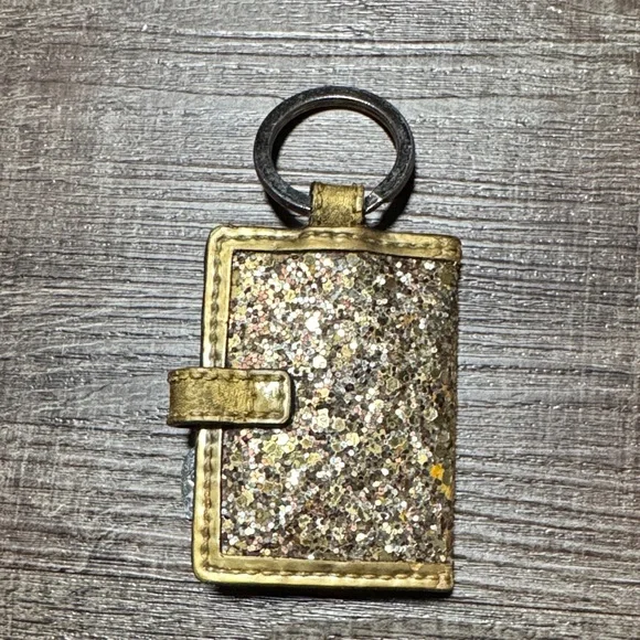 Coach Gold Glitter Photobook Charm Y2K - Picture 4 of 9